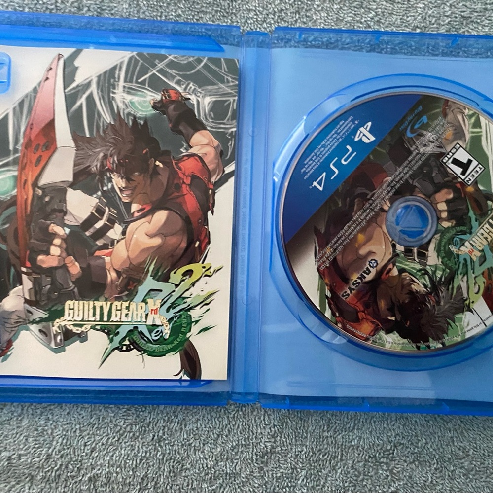 Blue Guilty Gear Strive PS4 Game Case